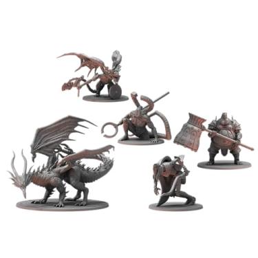 Imagem de Steamforged Games Dark Souls The Roleplaying Game Miniatures Bundle: Kalameet The Last Dragon, Titanite & Stone, and Dancer of The Boreal Valley & Smough (3 Items)