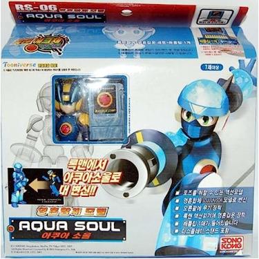 Imagem de Rockman EXE (Mega Man) : Aqua Soul Action Figure & chip (RS-06)
