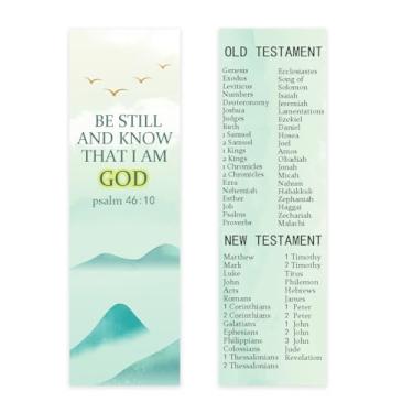 Imagem de Generic Marcadores Cristãos Livros da Bíblia 16,5 × 5 cm Marcadores de livro para leitura de marcadores cristãos religiosos para amantes de livros, leitores, material de escritório escolar presente