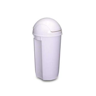 Imagem de Lixeira Plastica 32 Litros Tampa Basculante Vai Vem Cores - Usual Util