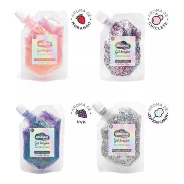 Imagem de 4 Glitters em Gel Grande Carnaval  30 ml Papilloo - CROMUS