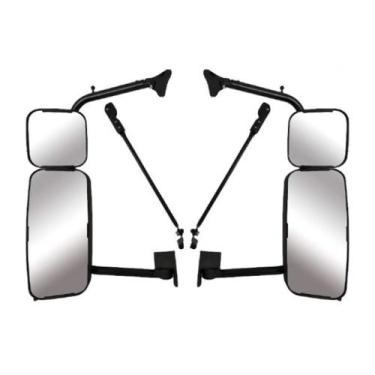 Imagem de Espelho Mb Atego 2012 2013 2014 2015 Convexo C/Auxiliar Par - Bepo