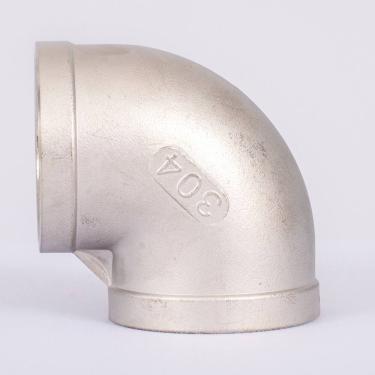 Imagem de COTOVELO 90º INOX 304 150LBS ROSCA (BSP) IMP. - 1/4 (13.70mm)