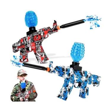 Imagem de Arminha de Pressão Pistola de Brinquedo Elétrica Lança Bolinha de Gel 