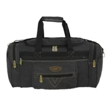 Imagem de Mala De Mão Viagem Grande Kvn Em Lona De Qualidade, Preto