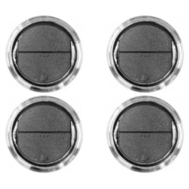 Imagem de Jogo De Kit De 4 Saída De Ar Cromada Climatizador Maxiclima