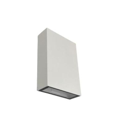 Imagem de Arandela Duo Blindada Efeito 2 Fachos Duplo Led 4w 3000k Branca - Deli