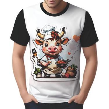 Imagem de Camisa Camiseta Tshirt Chefe Vaquinha Cozinheira Cozinha 2 - Enjoy Sho