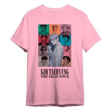 Imagem de Camiseta Básica Bts The Eras Kim Taheyung Camisa Algodão Unissex - SEM