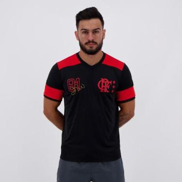 Imagem de Camisa Flamengo Retrô Zico - Braziline, P