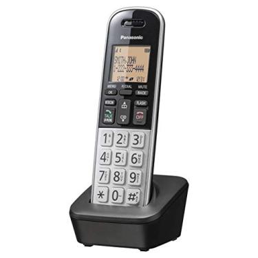 Imagem de Panasonic Telefone sem fio compacto com DECT 6.0, LCD âmbar de 4.1 cm e teclado HS iluminado, bloco de chamadas, identificador de chamadas, vários idiomas de exibição - 1 aparelho - KX-TGB810S