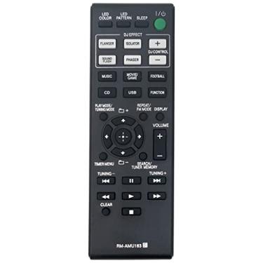 Imagem de Controle remoto de substituição RM-AMU163 compatível com o sistema de áudio doméstico Sony Shake-5 LBT-GPX55 LBT-GPX77 MHC-GPX88 MHC-GPX77 MHC-GPX55 MHC-GPX33 HCD-GPX77 SS-GPX77 SS-WGP55 SS-GPX55