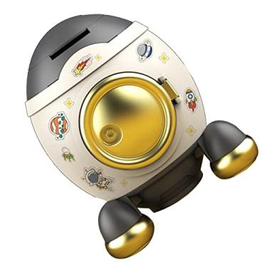 Imagem de Cofrinho, Cofrinho para Crianças Com Material Plástico 16,9 Onças Brinquedos para Meninos de 8 a 10 Anos para Presentear Crianças Em Aniversários e Cenas Festivas (Ouro Cinzento