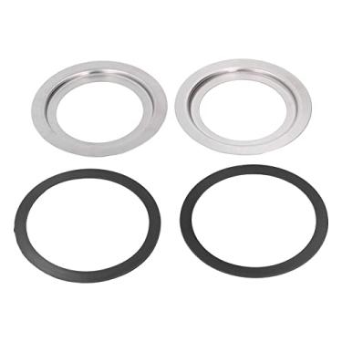 Imagem de Adaptador de Peças para Triturador de Resíduos de Alimentos Em Aço Inoxidável de 140 Mm, Substituição Fácil de Instalação para Triturador de Resíduos de Pia Com Arruela de