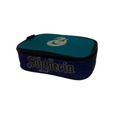 Imagem de Estojo Quadrado Grande Sonserina Harry Potter Luxcel
