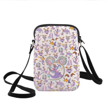 Imagem de KEYCHIN Bolsa transversal Dragon Figment Figment Fans Gifts Purple Dragon Figment Shoulder Bag Figment Merchandise, Figment-cb