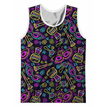 Imagem de Abadá Regata Adulto Carnaval Fantasia Bloquinho Tamanho Especial Plus Size