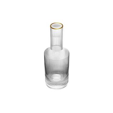 Imagem de Garrafa de Cristal Wolff com Fio de Ouro Lines - 800ml