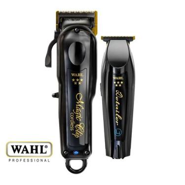 Imagem de Wahl ORIGINAL Kit Barber Combo 1 Magic Clip Cordless e 1 Detailer Cord