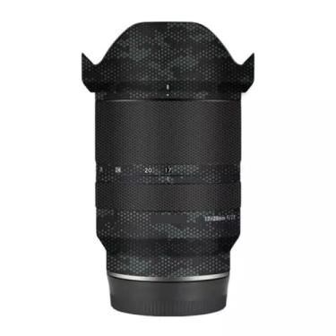 Imagem de Película adesiva para lente de câmera para Tamron 17-28 mm F2.8 Di Lil RXD adequado para Sony Mount Camera Protector Vinyl Decal Skin F/2.8 17-28 2.8 (Mamba Green)
