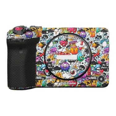 Imagem de JERXTTON Película protetora premium para câmera premium antirarranhões para Sony FX3 ILME-FX3 (Graffiti White)