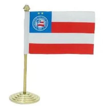 Imagem de Bandeira de Mesa do Esporte Clube Bahia - BC ARTS ESPORTIVOS ME, Branc