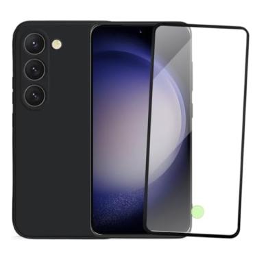 Imagem de Kit Capa Capinha Aveludada e Película de Vidro 3D Compatível Samsung Galaxy S23 SMART E CASE