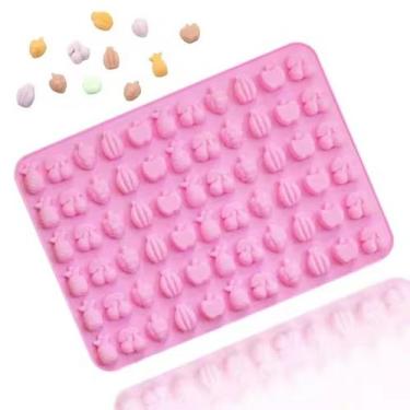 Imagem de Molde Silicone Frutas Abacaxi Cereja Gummy Gelatina Goma - LUYKE