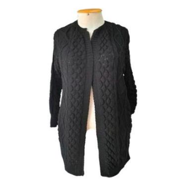 Imagem de Suéter Plus Size Feminino Longo Aberto Tricot Premium InvernO-Feminino