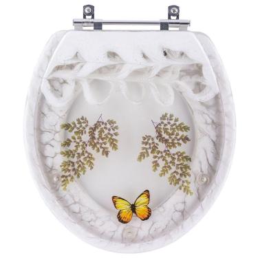 Imagem de Tampa De Vaso Acrilico Borboleta Zip Para Vaso Incepa