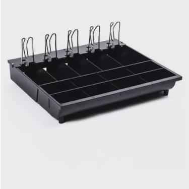 Imagem de Caixa Dinheiro Balcão Gaveta Porta Cédulas Moedas Niqueleira