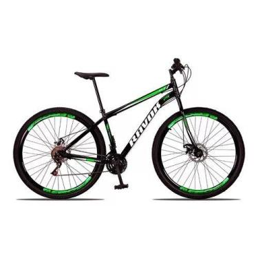 Imagem de Bicicleta para Passeio Aro 29, 21V Aço Susp T. Shimano Ravok, Verde, 1