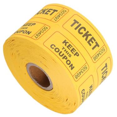 Imagem de DIYEAH Bilhete De Rifa 1 Rolo Rolo Bilhetes De Rifa Para Loterias Sorteios Leilões De Caridade Feiras De Negócios
