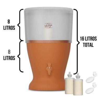 Imagem de Filtro de Barro Stefani São João Veneza 8 Litros - Ceramica Stefani