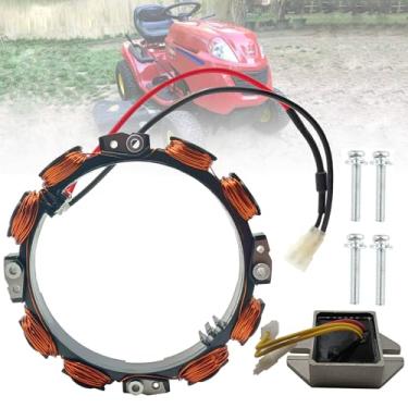 Imagem de Chikia 592831 Substituição da bobina do estator do alternador para BS 696459 394890 393374 691185 797375 797182 691063 393800 Toro LX426 LX466 Cubcadet CC760 93800 3E 9333 R Trator cortador de grama