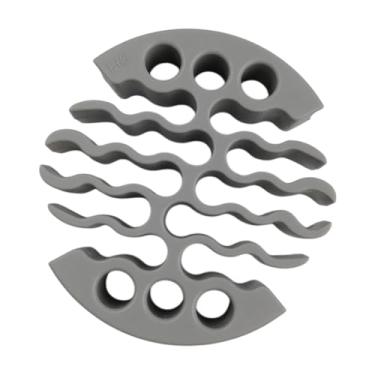 Imagem de BaotyJie Organizador de cabo de rede Fits Fits Categoria 6 Acessórios do portador do cordão DIA. 3 polegadas para ferramenta de gerenciamento de fio compacto, Cinza