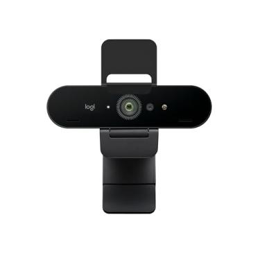 Imagem de Logitech Brio 4K Webcam, Ultra 4K HD Video Calling, Noise-Canceling mic, HD Auto Light Correction, Wide Field of View, Works with Microsoft Teams, Zoom, Google Voice, PC/Mac/Laptop/MacBook/Tablet