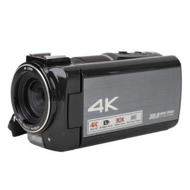 Imagem de Câmerada Digital 4K Com Zoom de 30x, Tela Sensível Ao Toque de 3,5 IPS, 270 ° de Tela Sensível Ao Toque IPS, Anti Shake, Noite e Gravação de Vida