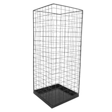 Imagem de Metal Round Umbrella Storage Stand Rack, Organizador de Guarda -chuva de Grande Capacidade para o Hotel Em Casa Hotel Indoor Calling (preto)