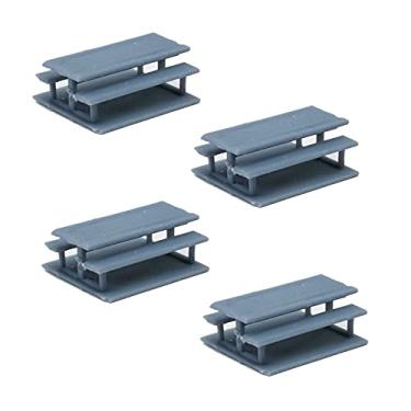 Imagem de Outland Models Conjunto de mesa de piquenique ao ar livre com estrutura de cenário militar escala 1:87 HO