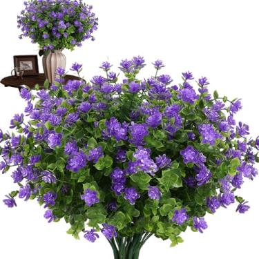 Imagem de Flores falsas, flores artificiais para o ar livre, Plantas ao ar livre realistas, Decoração de casa resistente a UV, decoração de casa requintada, decoração de primavera à prova de intempéries para o