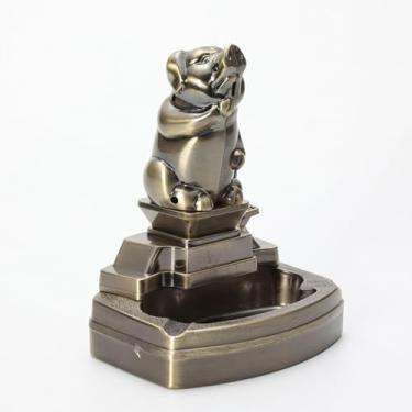 Imagem de Cinzeiro animal criatividade cinzeiros retro para homens fumadores multifunções moda material metálico para mesa de escritório em casa ornamentos