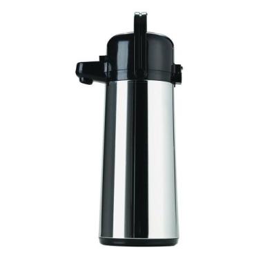 Imagem de Invicta Garrafa Térmica Grande 1,8 Litro Café Chá Hotel Cor Prateado