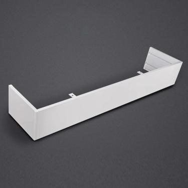 Imagem de Caixa de cortina de janela Pelmet Caixa de cortina de cortina de cortina de cortina sem trilhas, pelmet de cortina de corte de corte para pista de cortina dupla, cortina decorativa do quarto