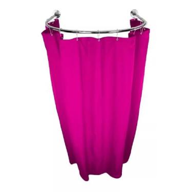 Imagem de Cortina Pink Provador Arco 70X70 E 90X90 Privacidade Total - Lm Detona