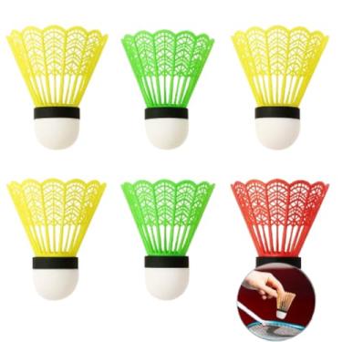 Imagem de Kit Peteca Para Badminton Nylon 24 Unidades Alta Qualidade