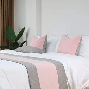 Imagem de HSTANGKY Cachecol de corredor de cama de hotel macio decoração de cama corredor de mesa moderno mantas para pés da cama colchas de alta precisão protetor para cama queen, casal, solteiro, king size