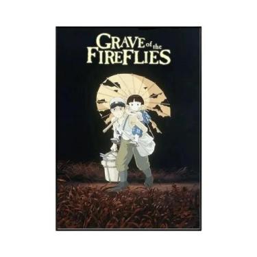Imagem de Miyazaki Ghibli Anime Grave of the Fireflies Canvas Wall Art Poster Im