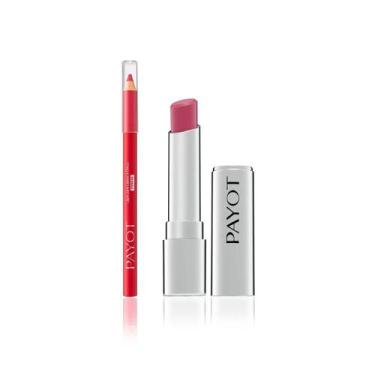 Imagem de Kit Labial Payot - 13: Batom Rosa + Lápis Cereja