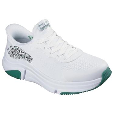 Imagem de Skechers Tênis masculino Snoop Sparrow Flex-Soarin' Hands Free Slip-ins, Wht, 46